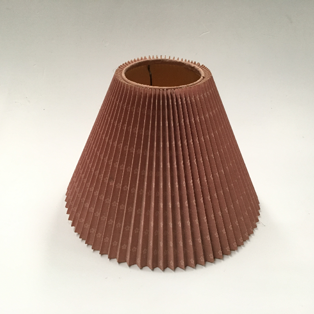 LAMPSHADE, Cone (Small) -  Pink Pleated
